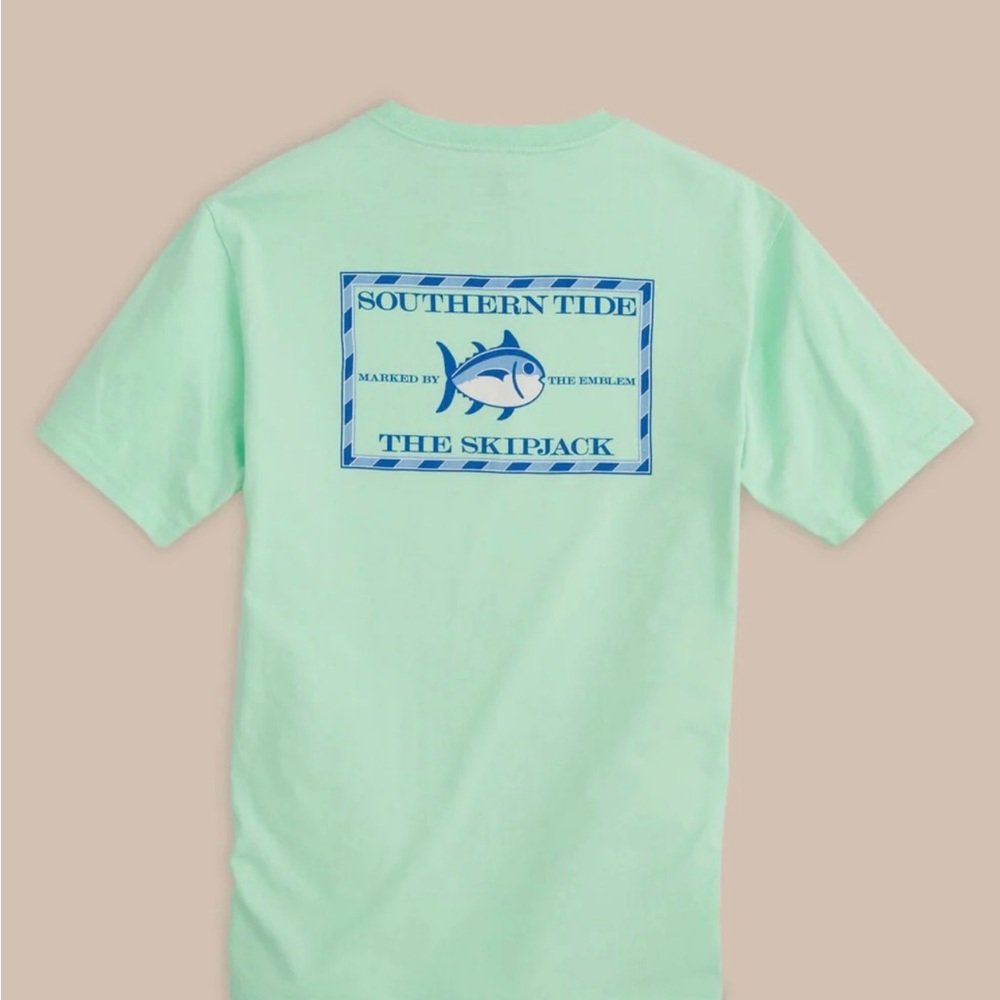Southern Tide Mint Green Graphic T-Shirt